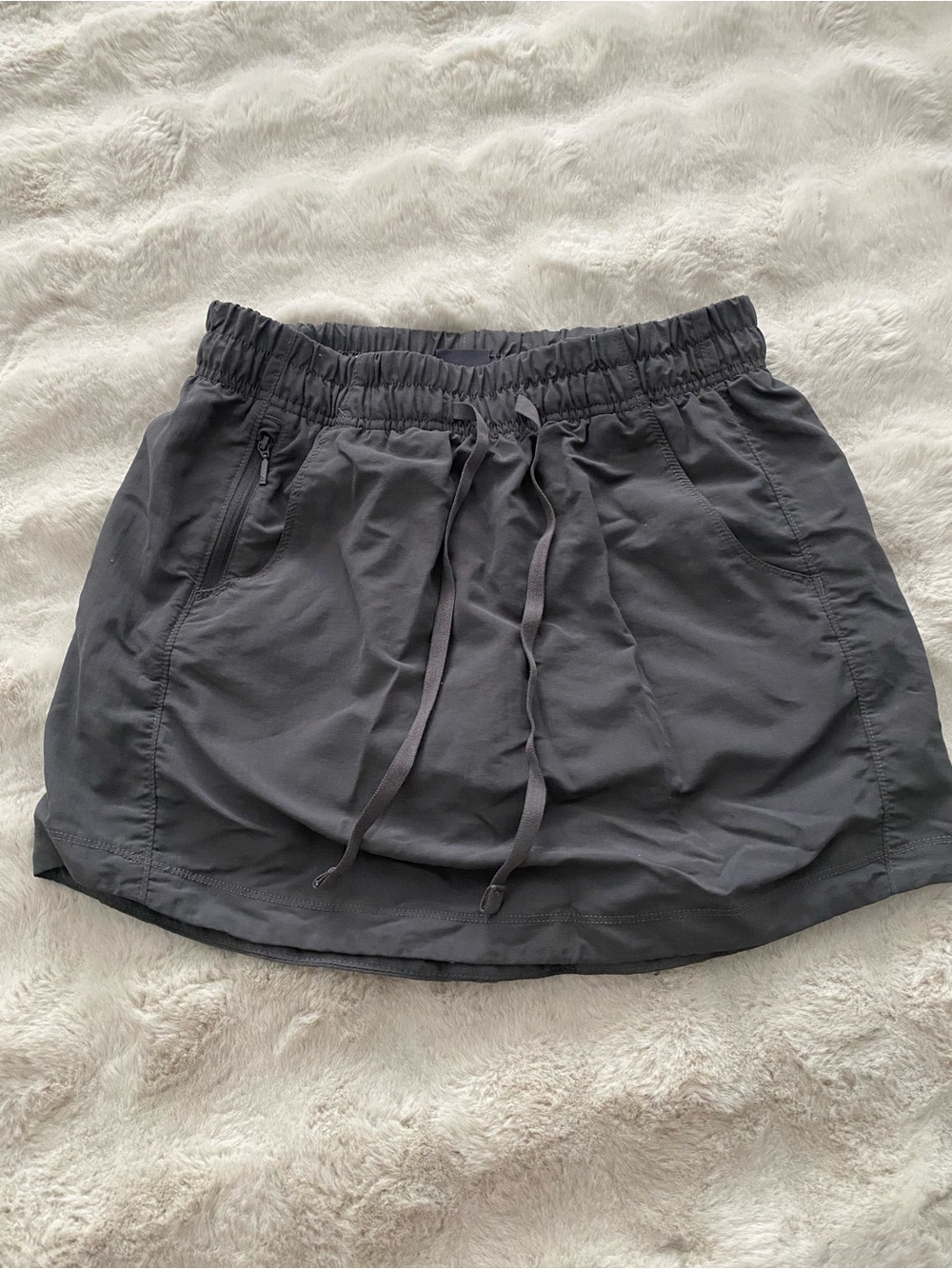 The North Face Charcoal Gray Mini Skirt